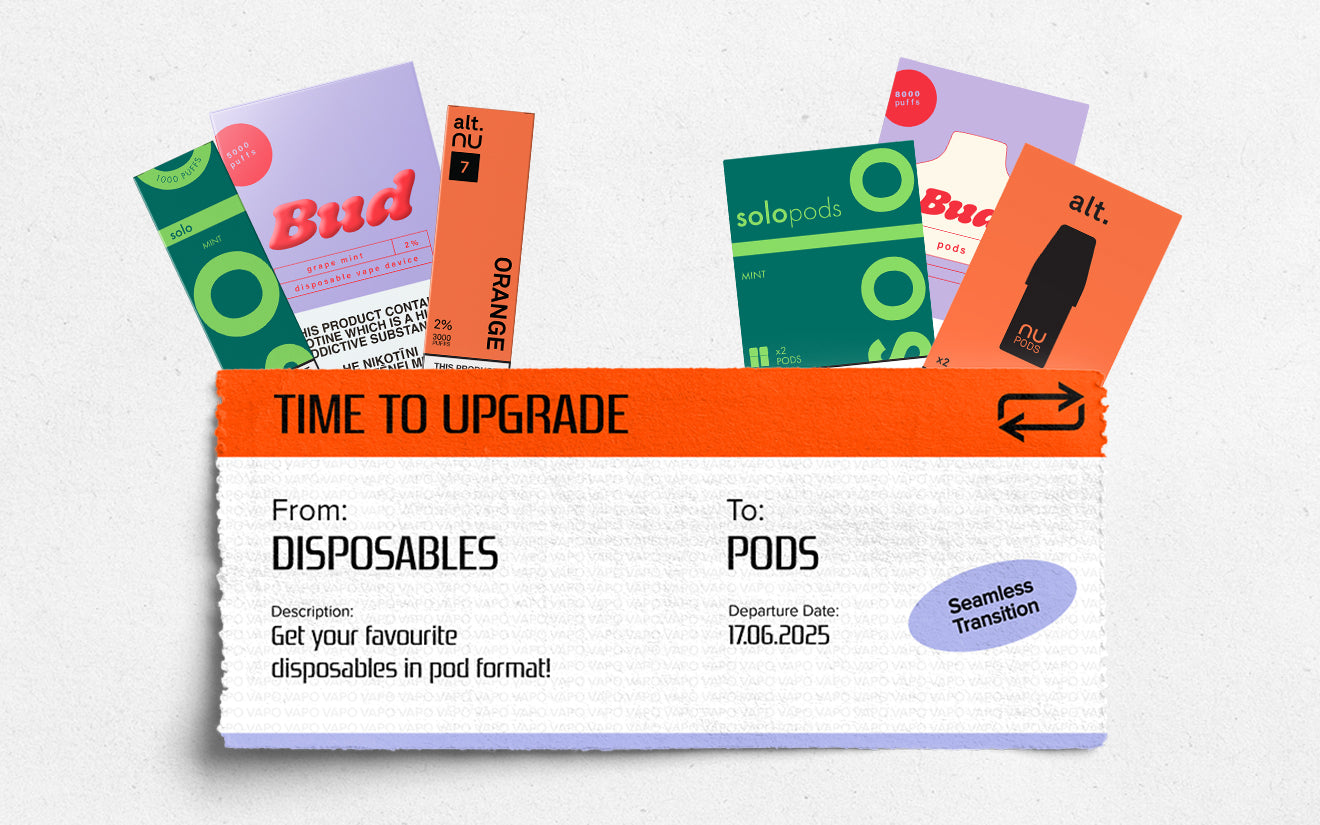 Transitioning from Disposable to Pod Vapes in 2025: Discover alt., Bud, & solo Pods