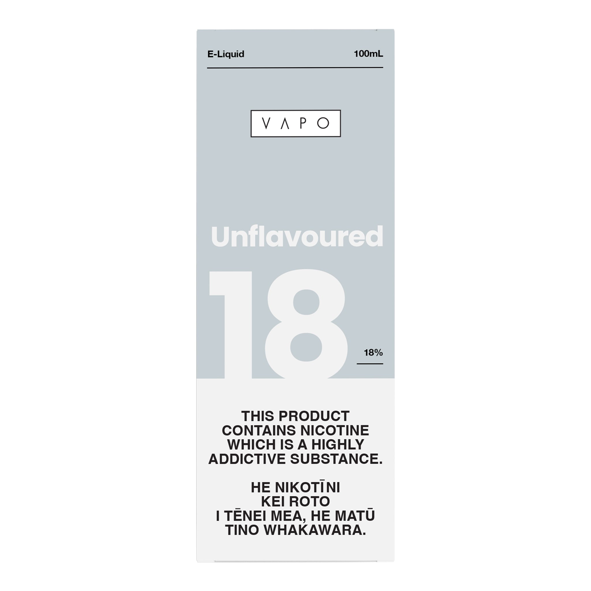 Unflavoured | VAPO E-Liquid