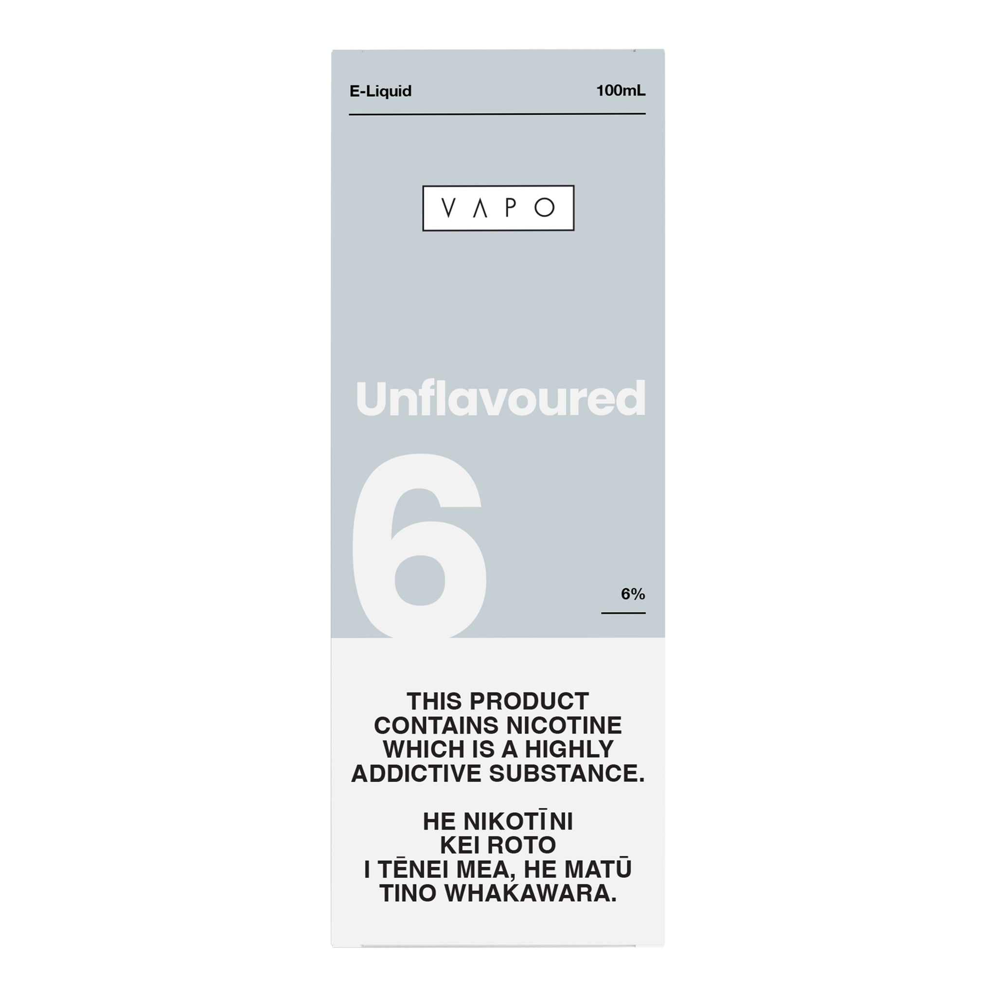 Unflavoured | VAPO E-Liquid