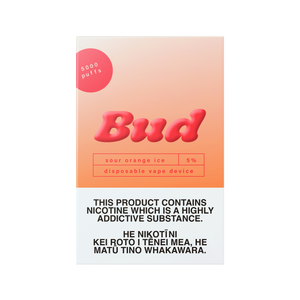 Sour Orange Ice Disposable Vape by Bud