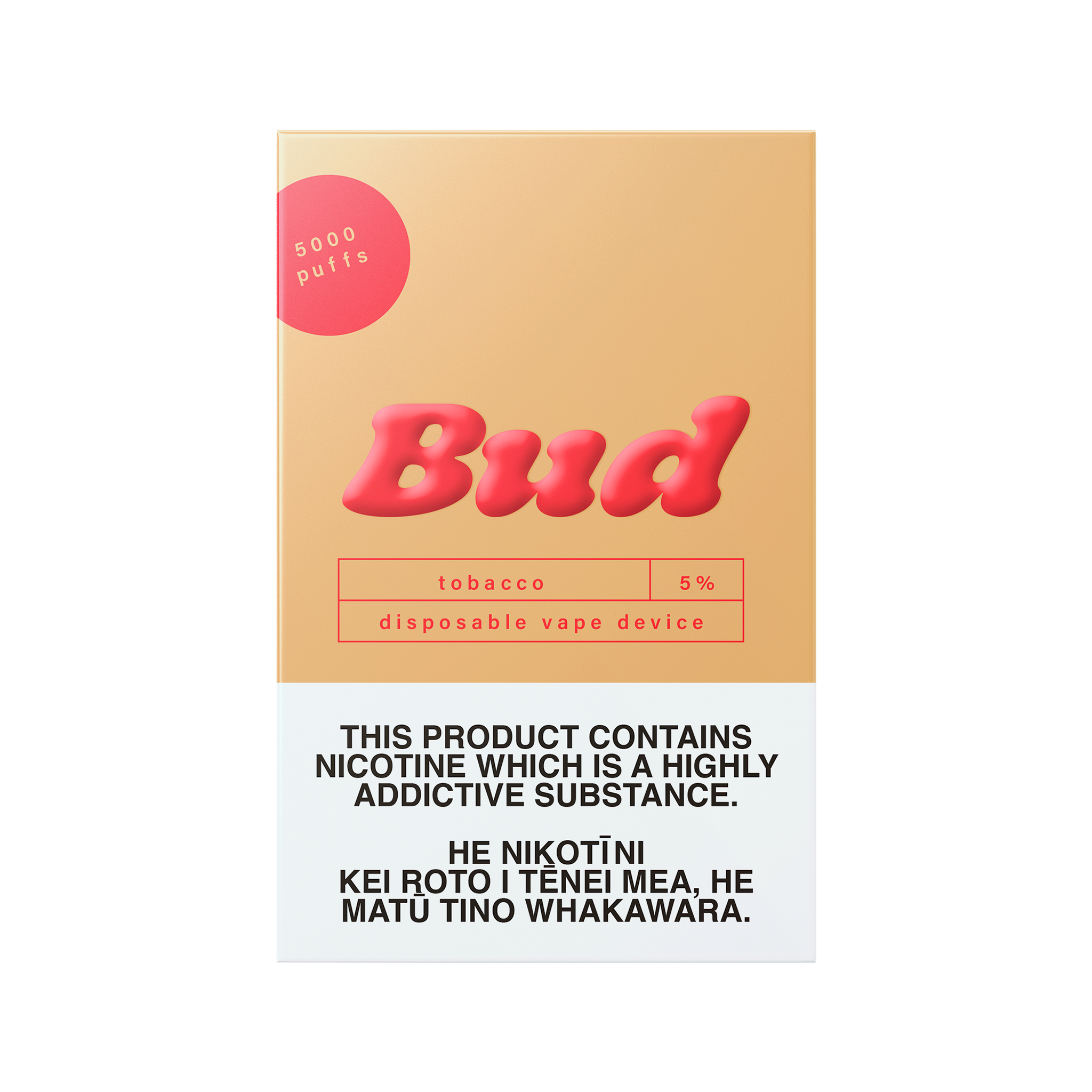Tobacco Disposable Vape by Bud
