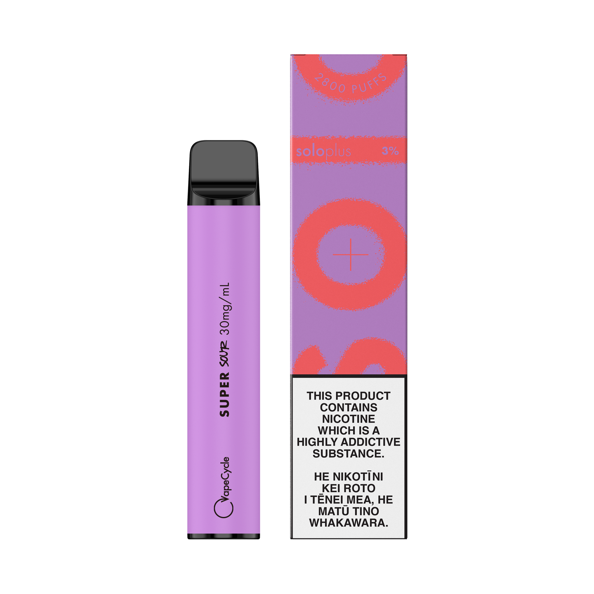 Shop Super Sour solo Plus Disposable Vape | VAPO NZ