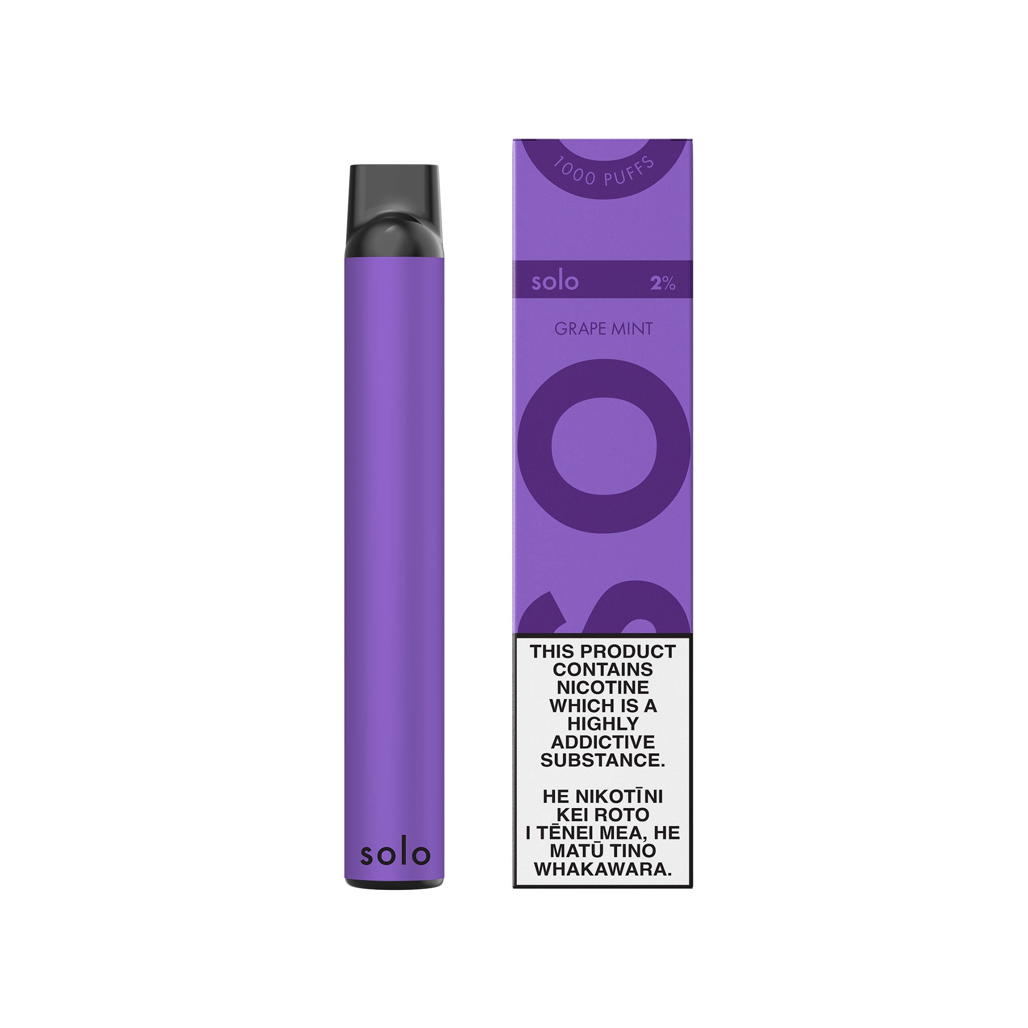 solo Grape Mint Disposable Vape