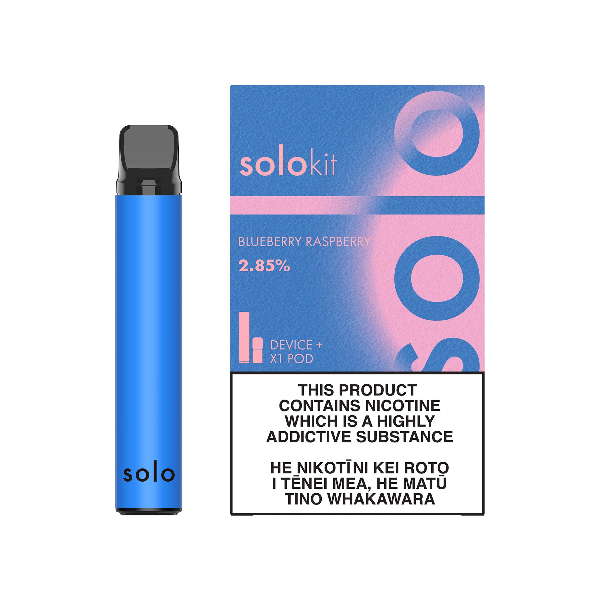 Blueberry Raspberry solo Pod Kit