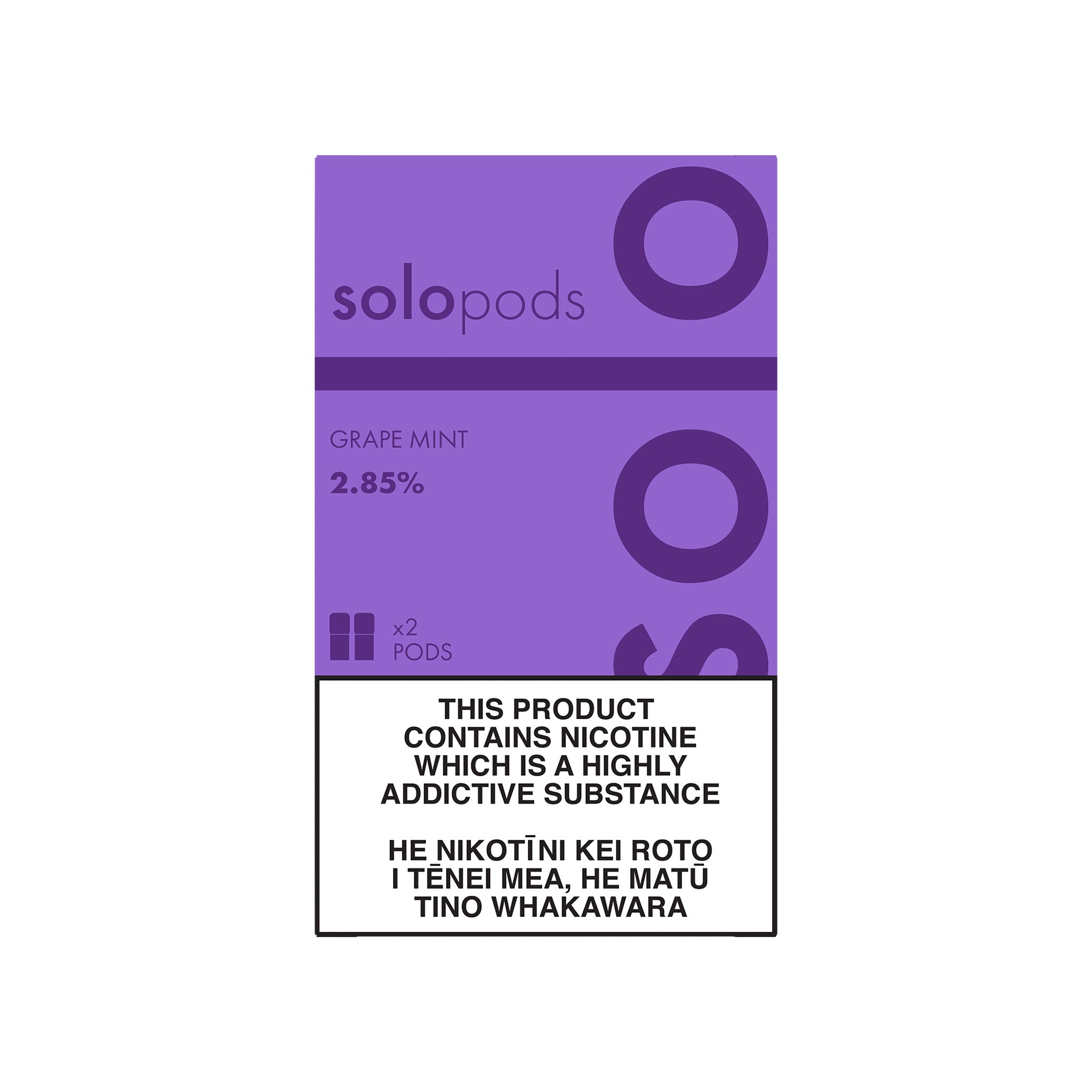 Solo Replacement Pod 2-Pack Grape Mint