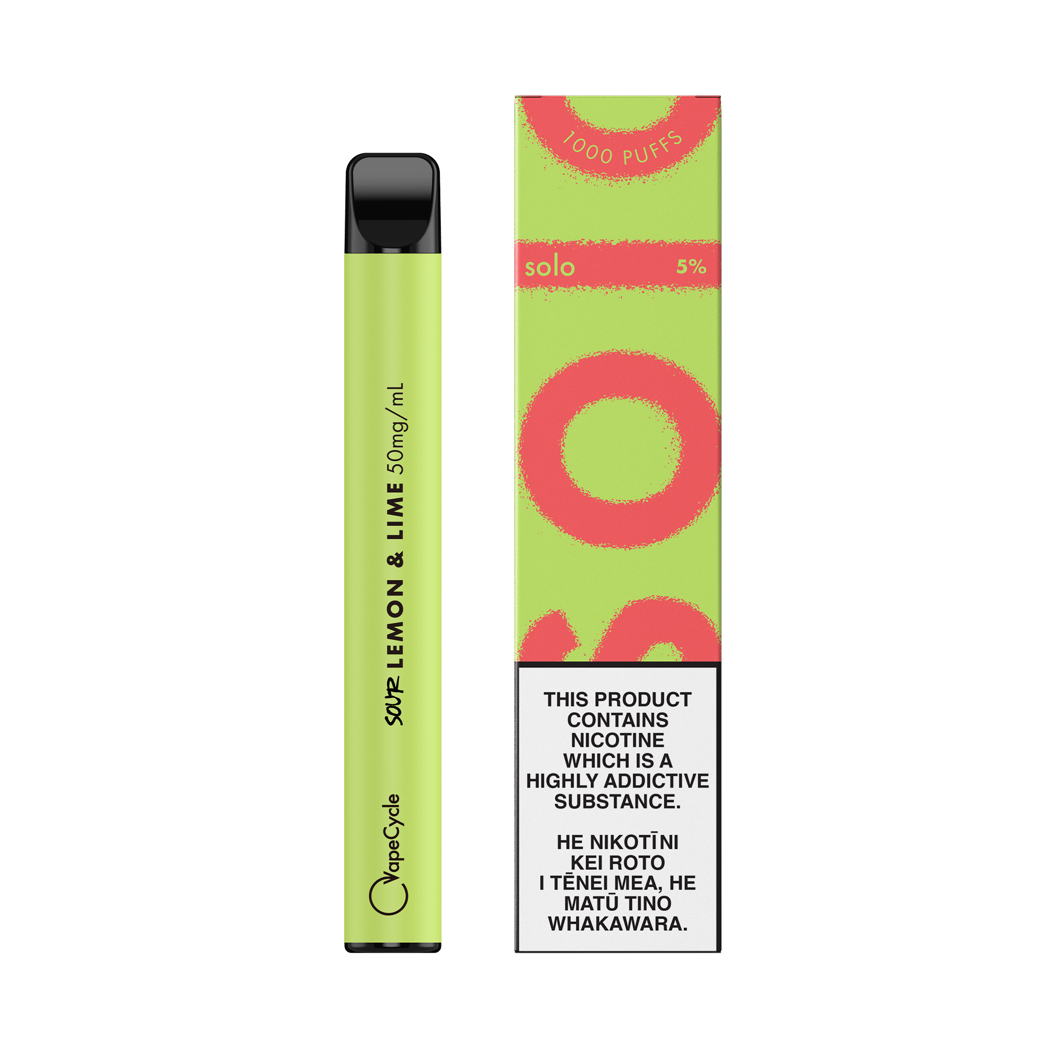 Lemon & Lime Disposable Vape by solo