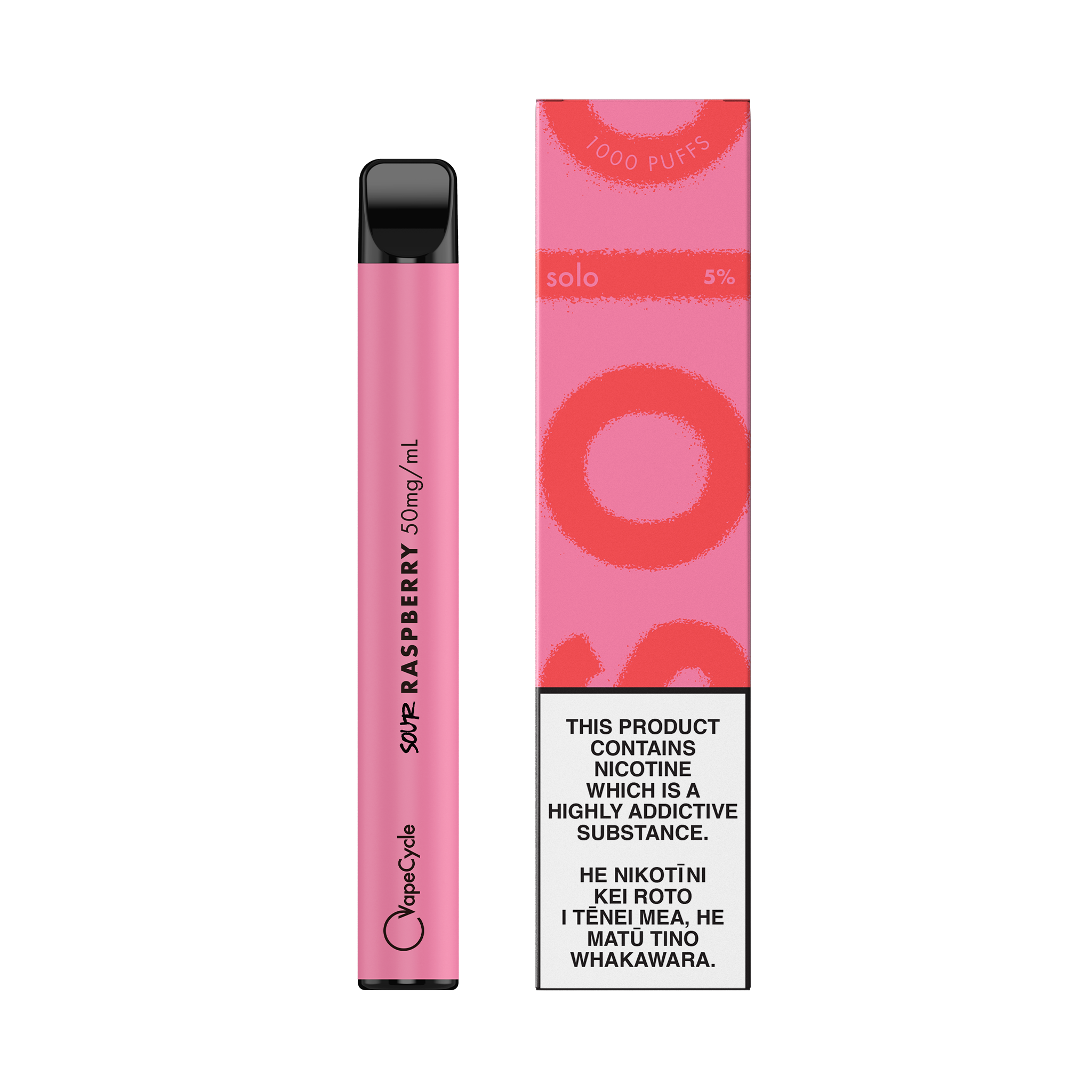 Sour Raspberry Disposable Vape by solo