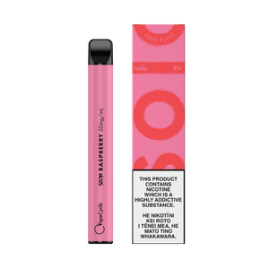 Sour Raspberry Disposable Vape by solo