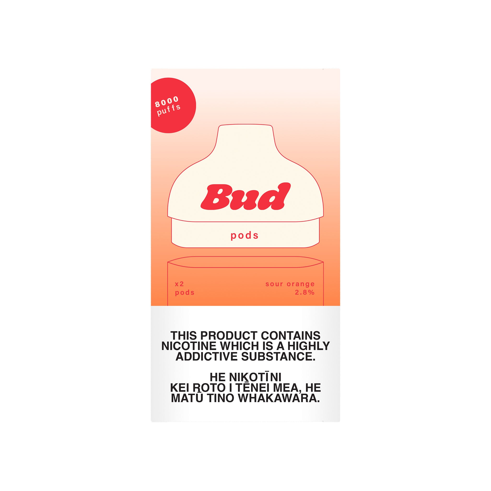 Bud Replacement Vape Pod sour orange