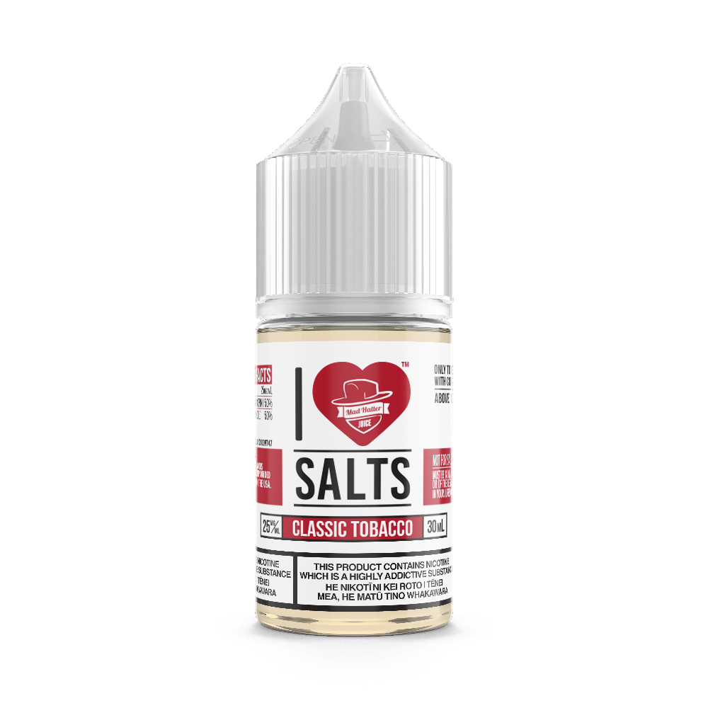 I Love Salts Classic Tobacco nicotine salt e-juice