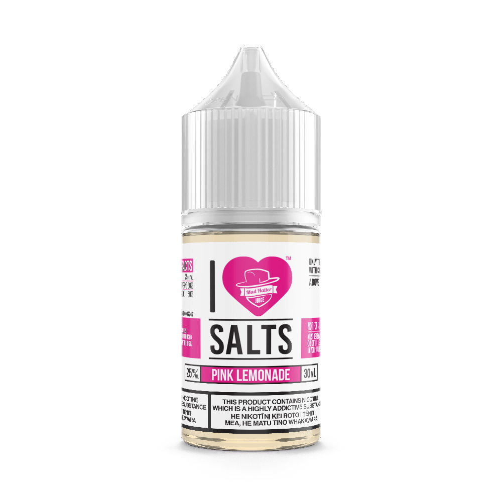 I Love Salts Luau Lemonade (Pink Lemonade). nicotine salt e-juice