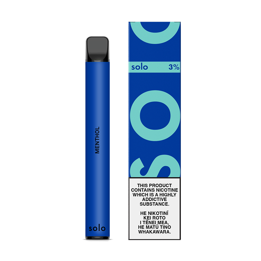 solo menthol disposable vape