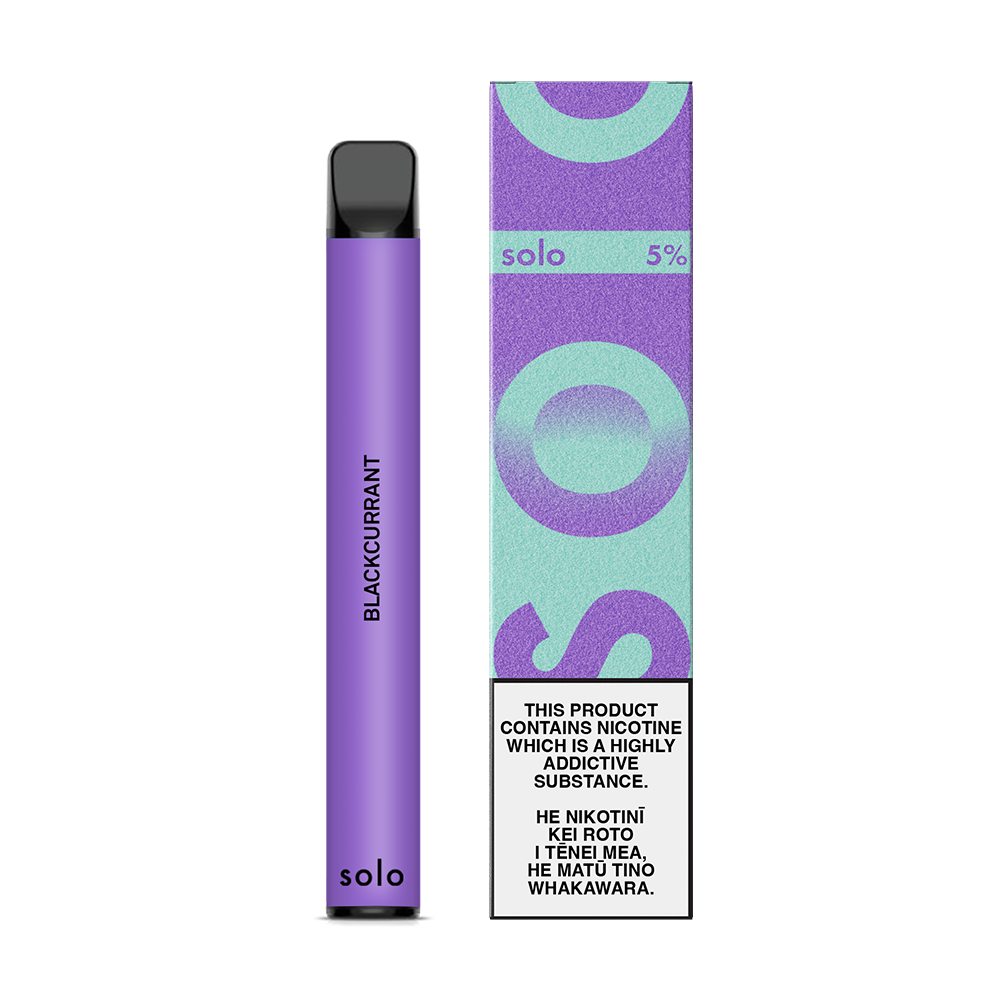 solo blackcurrant disposable vape