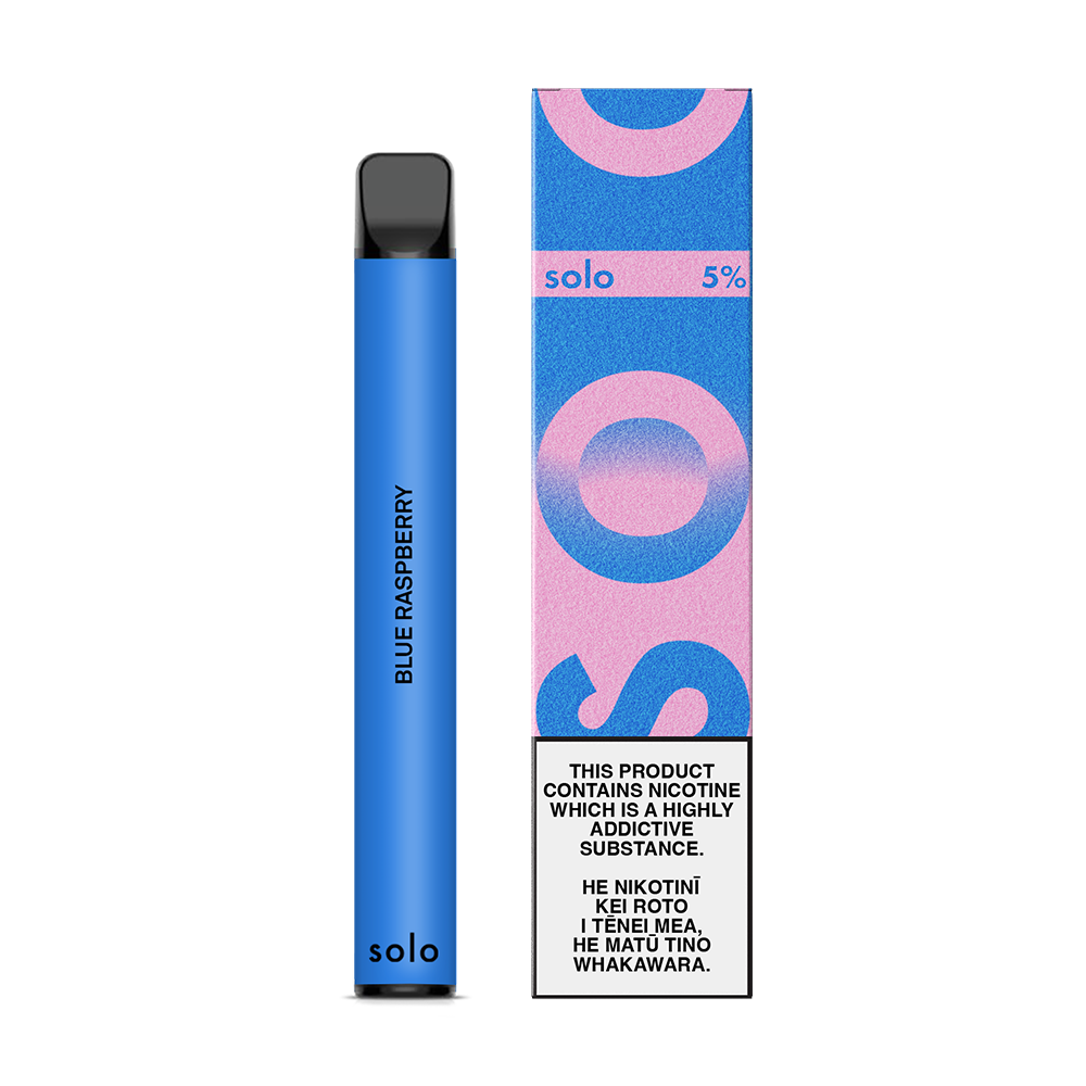 Blue Raspberry Disposable Vape by solo