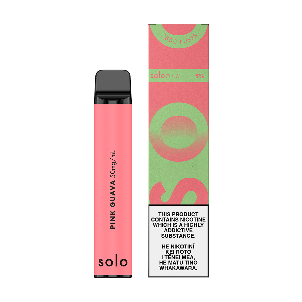 solo plus pink guava disposable vape 