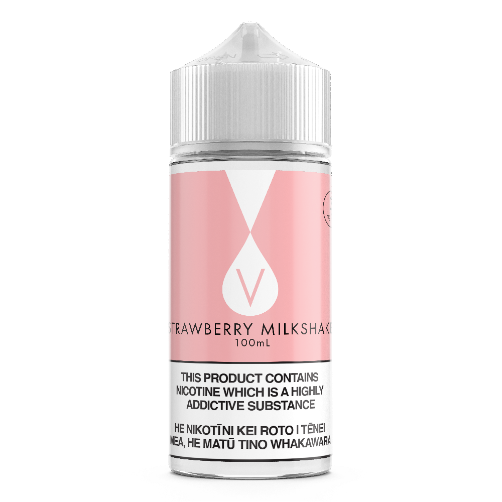 v-liquid strawberry milkshake e-juice nicotine bottle