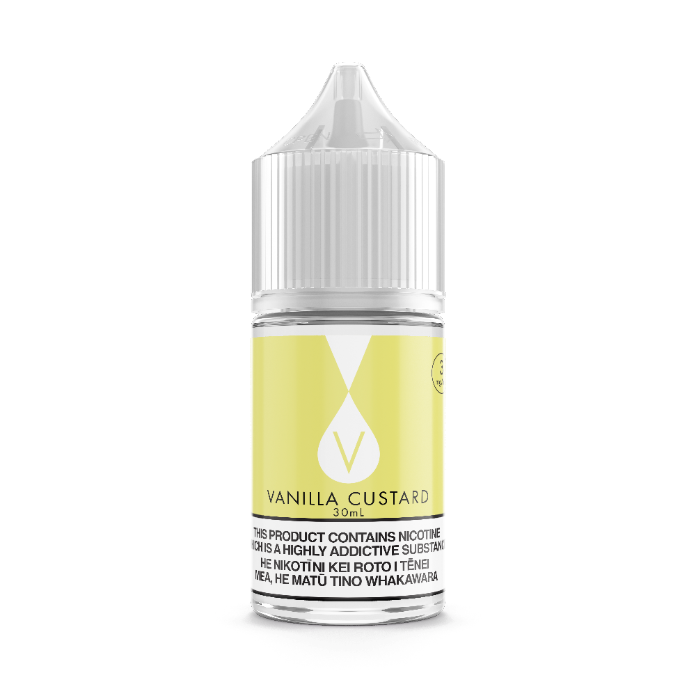 v-liquid vanilla custard  e-juice nicotine bottle